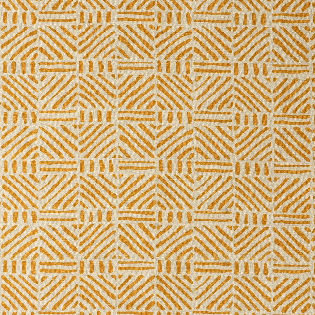Lee Jofa Fabric Linwood Tangerine BLITHFIELD LINEN - 100% United Kingdom MEDIUM Horizontal: 17.3 and Vertical: 11.5 52.8 - My Fabric Connection -