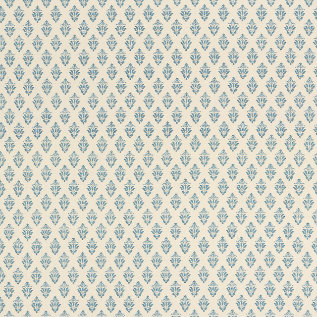 G P & J Baker Fabric Thornham Indigo ARTISAN II LINEN - 52%;COTTON - 48% India MEDIUM Horizontal: 1.97 and Vertical: 3.152 53.19 - My Fabric Connection -