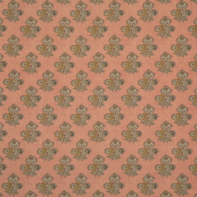 G P & J Baker Fabric Poppy Paisley Blush COROMANDEL SMALL PRINTS VISCOSE - 82%;LINEN - 18% United Kingdom - Horizontal: 5.4372 and Vertical: 5.91 54.372 - My Fabric Connection -