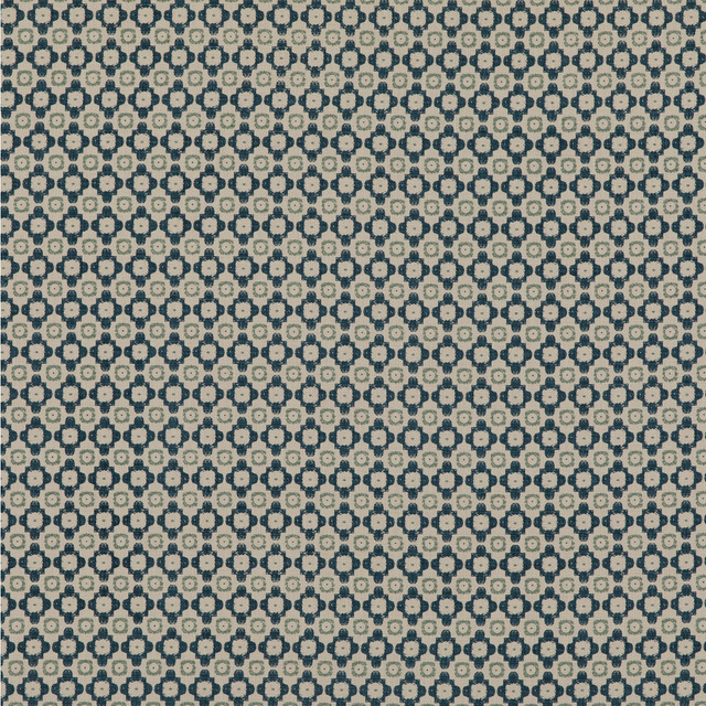 Threads Fabric Ambit Indigo NALA PRINTS COTTON - 100% India - Horizontal: 1.379 and Vertical: 1.576 53.19 - My Fabric Connection -