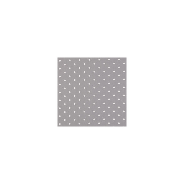 Clarke And Clarke Fabric Dotty Smoke CLARKE & CLARKE VINTAGE CLASSICS COTTON - 100% United Kingdom MEDIUM Horizontal: 2.76 and Vertical: 2.36 54 - My Fabric Connection -