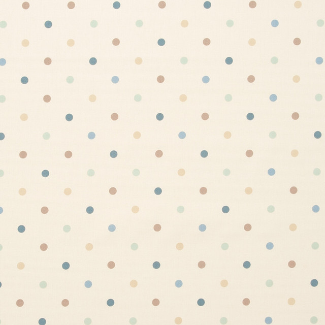 Clarke And Clarke Fabric Dotty Duckegg CLARKE & CLARKE SKETCHBOOK PRINTS COTTON - 100% United Kingdom MEDIUM Horizontal: - and Vertical: - 54 - My Fabric Connection -