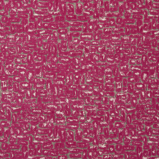 Clarke And Clarke Fabric Moda Fuchsia CLARKE & CLARKE DIMENSIONS POLYESTER - 51%;COTTON - 49% Turkey HEAVY Horizontal: 13.78 and Vertical: 16.14 54 - My Fabric Connection -