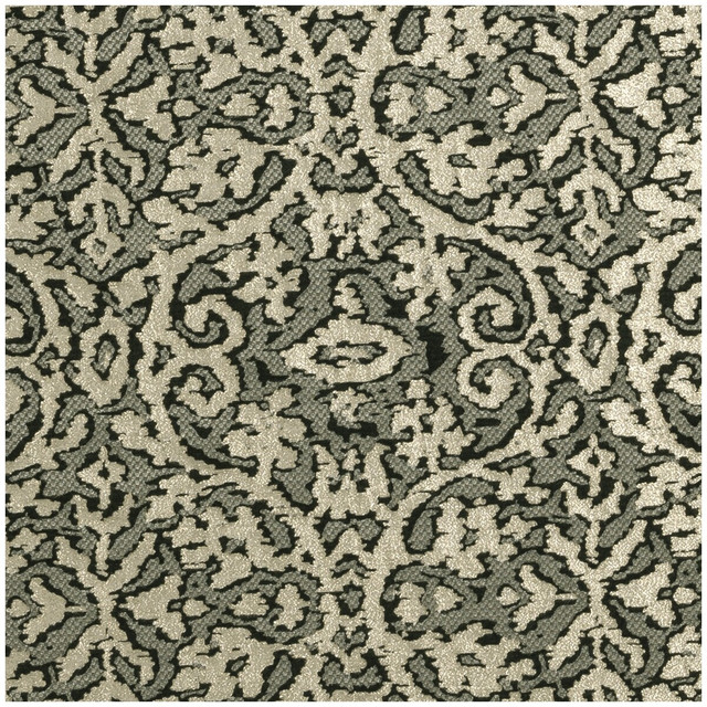 Clarke And Clarke Fabric Imperiale Ebony CLARKE & CLARKE IMPERIALE NYLON - 35%;VISCOSE - 28%;LINEN - 26%;METAL - 11% India MEDIUM Horizontal: 9.45 and Vertical: 9.65 57 - My Fabric Connection -