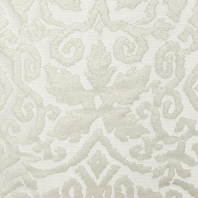 Clarke And Clarke Fabric Otranto Ivory CLARKE & CLARKE IMPERIALE POLYESTER - 64%;LINEN - 36% India MEDIUM Horizontal: 19.37 and Vertical: 25.67 57 - My Fabric Connection -