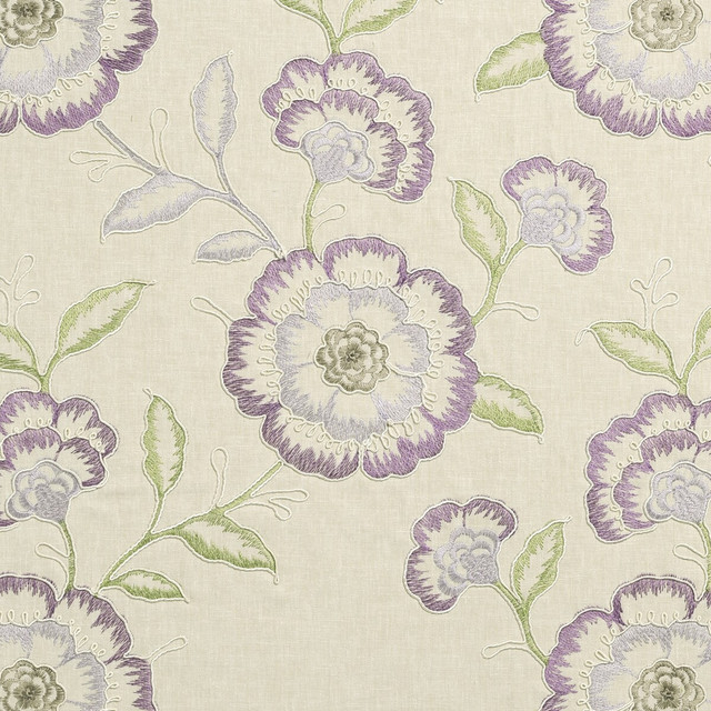 Clarke And Clarke Fabric Richmond Heather CLARKE & CLARKE RICHMOND POLYESTER - 52%;COTTON - 48% India - Horizontal: 16.93 and Vertical: 18.9 54 - My Fabric Connection -