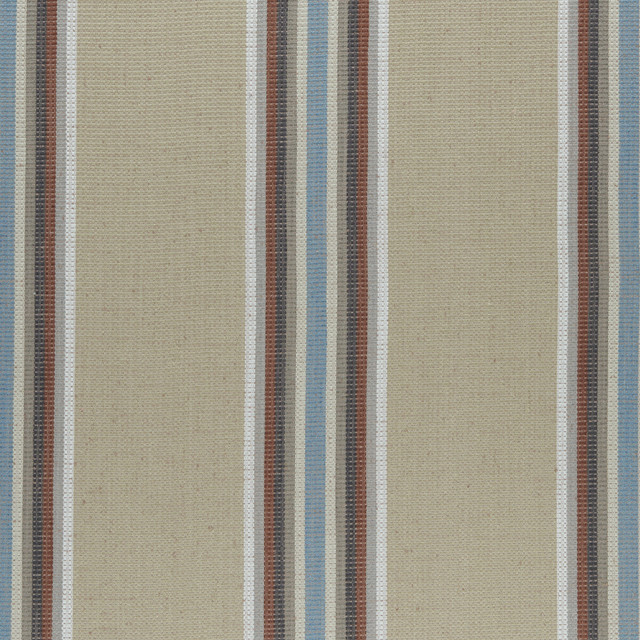 Clarke And Clarke Fabric Imani Cinnabar/Aqua CLARKE & CLARKE AMARA VISCOSE - 47%;COTTON - 24%;LINEN - 20%;POLYESTER - 8% India MEDIUM Horizontal: 10.91 and Vertical: 0.16 55 - My Fabric Connection -