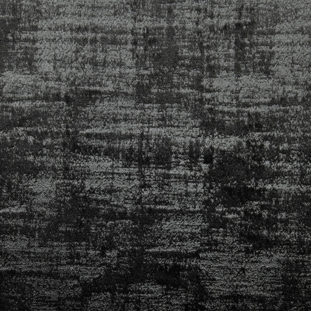Clarke And Clarke Fabric Alessia Jet CLARKE & CLARKE LUSTRO POLYESTER - 100% China HEAVY Horizontal: 19.49 and Vertical: 19.69 55 - My Fabric Connection -