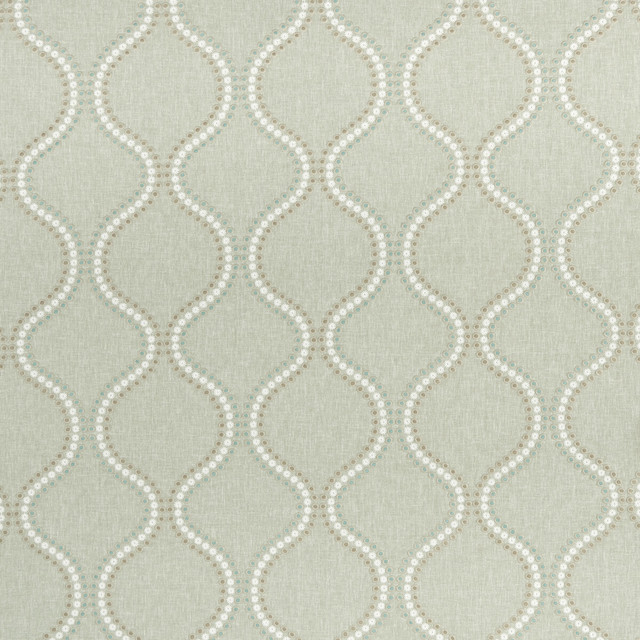 Clarke And Clarke Fabric Layton Duckegg CLARKE & CLARKE HALCYON POLYESTER - 52%;COTTON - 48% India - Horizontal: 8.5 and Vertical: 9.45 54 - My Fabric Connection -