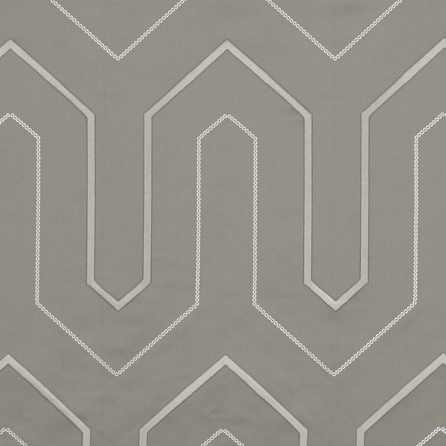 Clarke And Clarke Fabric Gatsby Mocha CLARKE & CLARKE LUSSO POLYESTER - 100% India - Horizontal: 6.42 and Vertical: 9.25 54 - My Fabric Connection -
