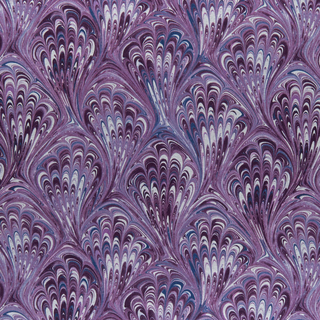 Clarke And Clarke Fabric Pavone Amethyst CLARKE & CLARKE BOTANICA VISCOSE - 67%;COTTON - 33% India MEDIUM Horizontal: 13.58 and Vertical: 11.81 55 - My Fabric Connection -