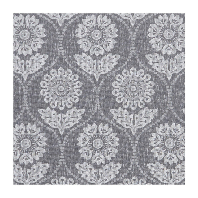 Clarke And Clarke Fabric Erika Charcoal CLARKE & CLARKE OSLO COTTON - 64%;POLYESTER - 36% India MEDIUM Horizontal: 6.69 and Vertical: 10.24 54 - My Fabric Connection -