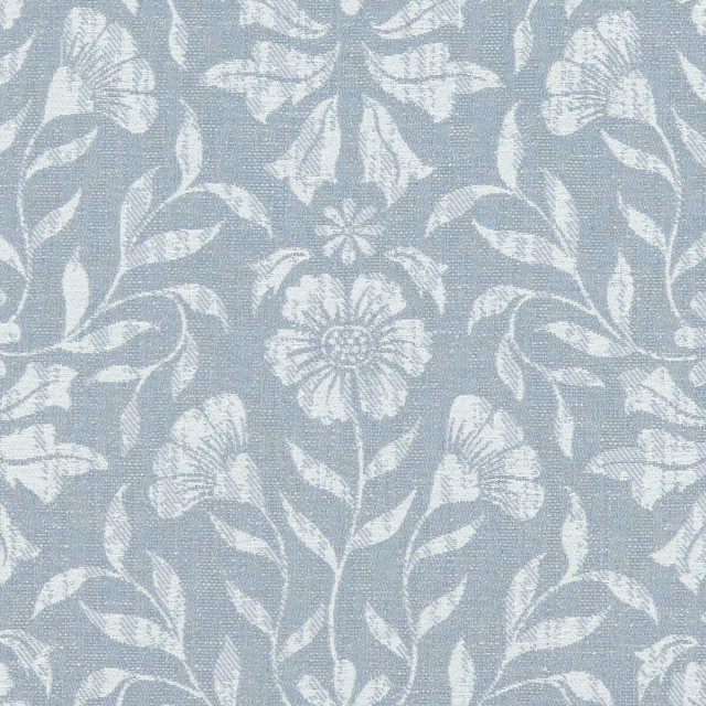 Clarke And Clarke Fabric Berkeley Denim CLARKE & CLARKE AVEBURY POLYESTER - 75%;COTTON - 25% India HEAVY Horizontal: 13.39 and Vertical: 13.46 54 - My Fabric Connection -