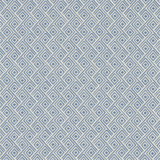 Clarke And Clarke Fabric Rhombus Denim CLARKE & CLARKE EQUINOX COTTON - 62%;POLYESTER - 38% Turkey MEDIUM Horizontal: 1.18 and Vertical: 1.18 54 - My Fabric Connection -