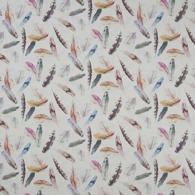 Clarke And Clarke Fabric Feather Linen CLARKE & CLARKE COUNTRY GARDEN COTTON - 80%;POLYESTER - 20% Spain MEDIUM Horizontal: 26.97 and Vertical: 13.39 54 - My Fabric Connection -