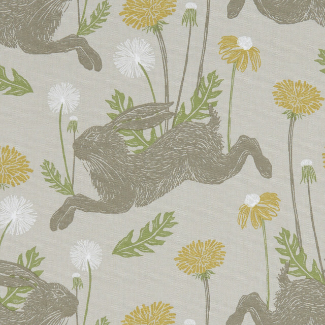 Clarke And Clarke Fabric March Hare Linen CLARKE & CLARKE LAND & SEA COTTON - 100% Turkey MEDIUM Horizontal: 13.5 and Vertical: 12.4 54 - My Fabric Connection -