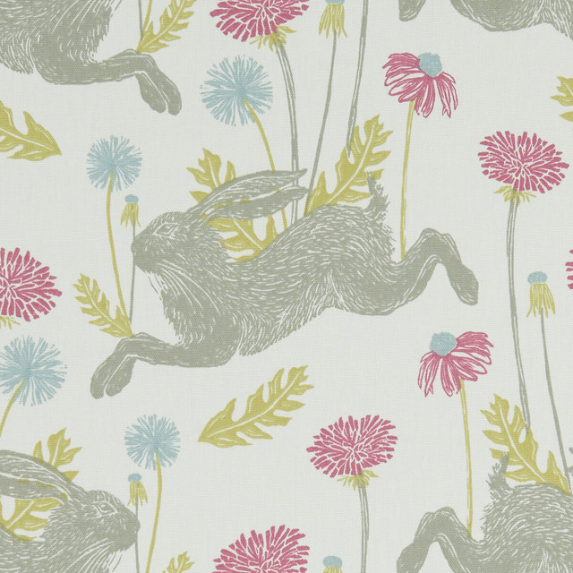 Clarke And Clarke Fabric March Hare Summer CLARKE & CLARKE LAND & SEA COTTON - 100% Turkey MEDIUM Horizontal: 13.5 and Vertical: 12.4 54 - My Fabric Connection -