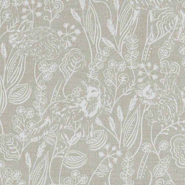 Clarke And Clarke Fabric Westleton Taupe CLARKE & CLARKE LAND & SEA COTTON - 100% Turkey MEDIUM Horizontal: 26.97 and Vertical: 15.94 54 - My Fabric Connection -