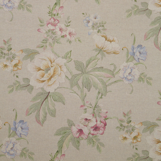 Clarke And Clarke Fabric Bailey Culla Linen CLARKE & CLARKE OASIS WP & FABRIC COTTON - 80%;POLYESTER - 20% Spain MEDIUM Horizontal: - and Vertical: - 54.375 - My Fabric Connection -