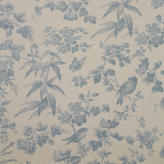 Clarke And Clarke Fabric Amelia Culla Seafoam Linen CLARKE & CLARKE OASIS WP & FABRIC COTTON - 80%;POLYESTER - 20% Spain MEDIUM Horizontal: - and Vertical: - 54.375 - My Fabric Connection -