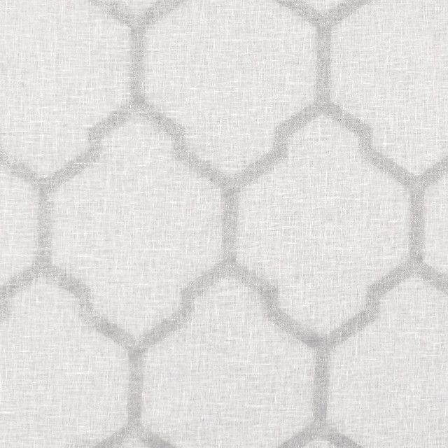 Clarke And Clarke Fabric Arturo Silver CLARKE & CLARKE LUSSO SHEERS LINEN - 50%;POLYESTER - 50% Turkey - Horizontal: 6.3 and Vertical: 10.24 117 - My Fabric Connection -