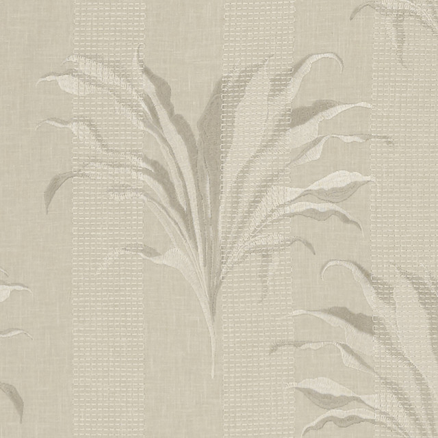 Clarke And Clarke Fabric Palma Linen CLARKE & CLARKE EXOTICA POLYESTER - 52%;COTTON - 48% India - Horizontal: 17 and Vertical: 12.875 54 - My Fabric Connection -