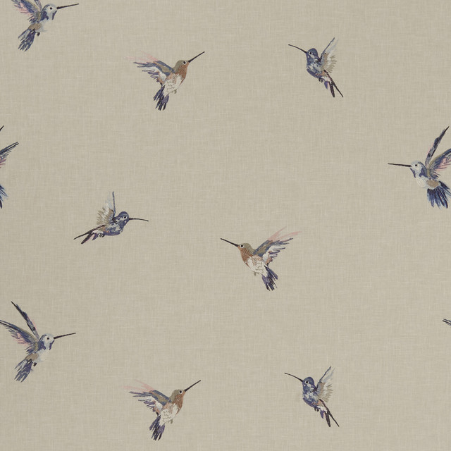 Clarke And Clarke Fabric Woodstar Pastel CLARKE & CLARKE EXOTICA POLYESTER - 52%;COTTON - 48% India - Horizontal: 25.625 and Vertical: 19 54 - My Fabric Connection -