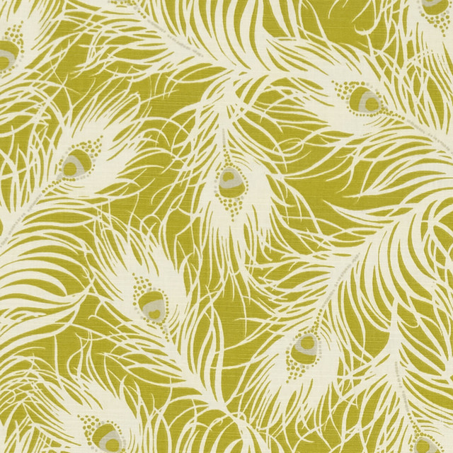 Clarke And Clarke Fabric Harper Chartreuse CLARKE & CLARKE SHERWOOD COTTON - 100% Turkey MEDIUM Horizontal: - and Vertical: - 54 - My Fabric Connection -