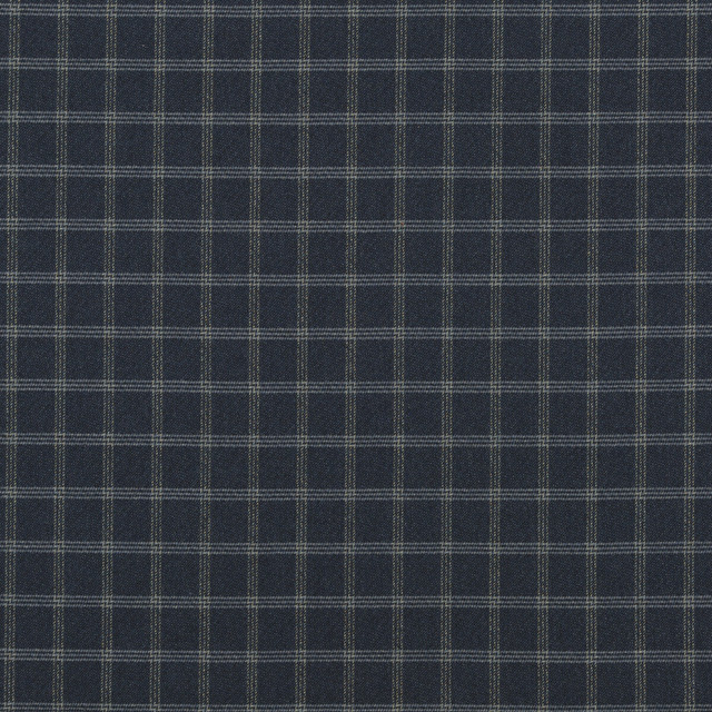 Mulberry Fabric Bute Indigo FESTIVAL WOOL - 100% United Kingdom HEAVY Horizontal: 2.758 and Vertical: 2.955 57.918 - My Fabric Connection -
