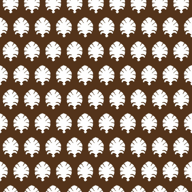 Gaston Y Daniela Wallcovering Stamp Chocolate GASTON LIBRERIA PAPER - 100% Spain - Horizontal: 5.1 and Vertical: 5.1 20.8 - My Fabric Connection -