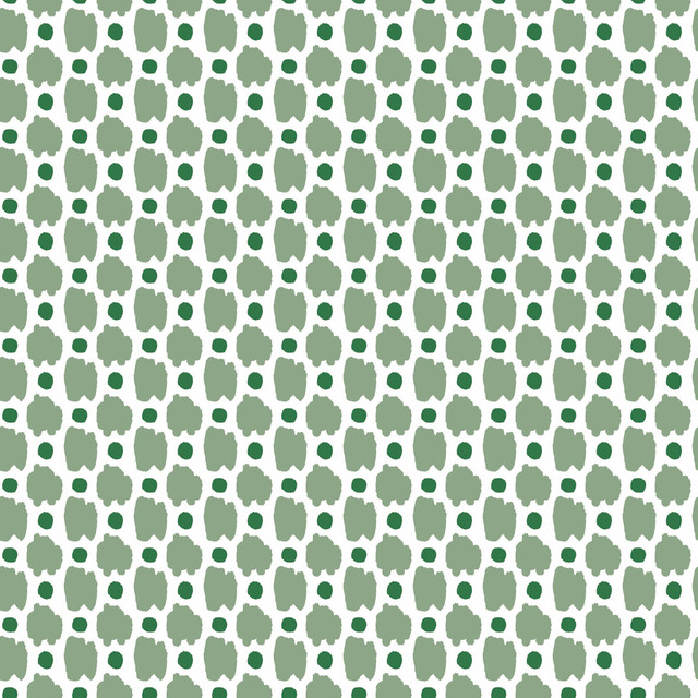 Gaston Y Daniela Wallcovering Spots Verde GASTON LIBRERIA PAPER - 100% Spain - Horizontal: 0 and Vertical: 2 20.8 - My Fabric Connection -