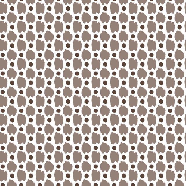 Gaston Y Daniela Wallcovering Spots Chocolate GASTON LIBRERIA PAPER - 100% Spain - Horizontal: 0 and Vertical: 2 20.8 - My Fabric Connection -