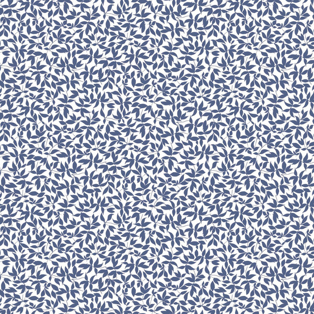Gaston Y Daniela Wallcovering Hiedra Navy GASTON LIBRERIA PAPER - 100% Spain - Horizontal: 0 and Vertical: 7.1 20.8 - My Fabric Connection -