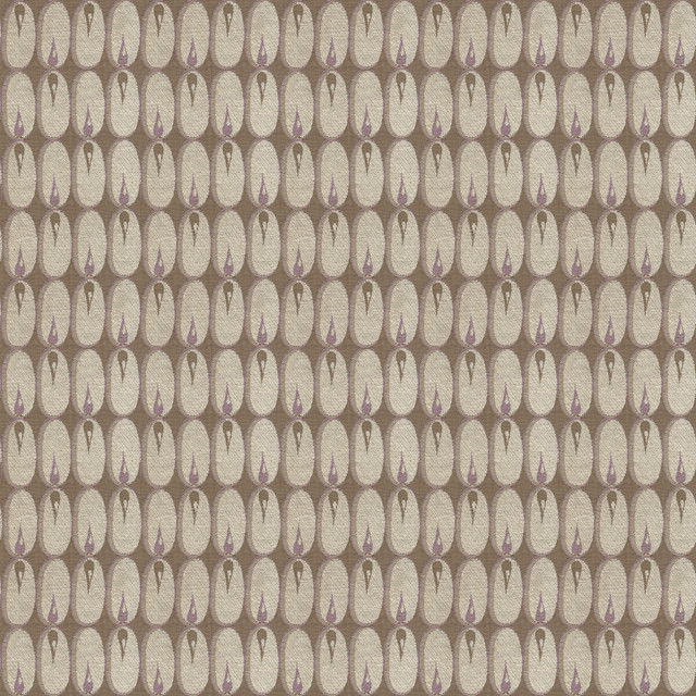 Groundworks Fabric Oval Flame Lilac ALLEGRA HICKS II COLLECTION VISCOSE - 60%;ACETATE - 18%;POLYESTER - 12%;COTTON - 10% Italy LIGHT Horizontal: 2.5 and Vertical: 4.75 55 - My Fabric Connection -