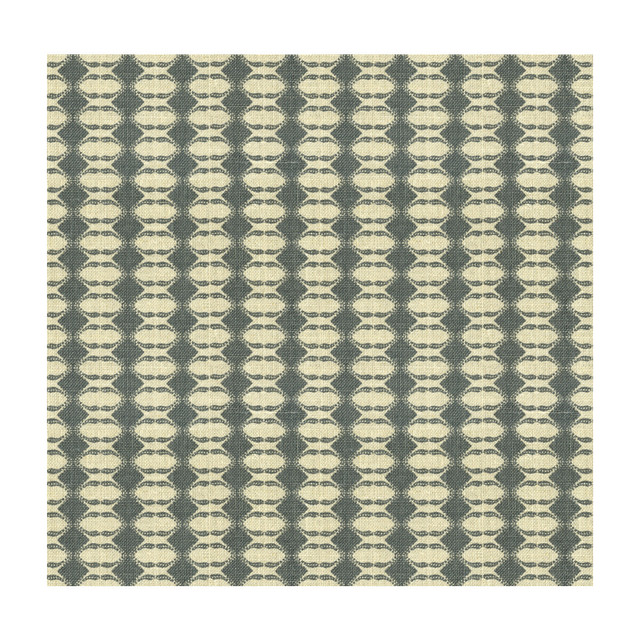 Groundworks Fabric Diamond Metal ALLEGRA HICKS GARDEN COLLECTION LINEN - 88%;NYLON - 12% Belgium HEAVY Horizontal: 1.25 and Vertical: 1 53 - My Fabric Connection -