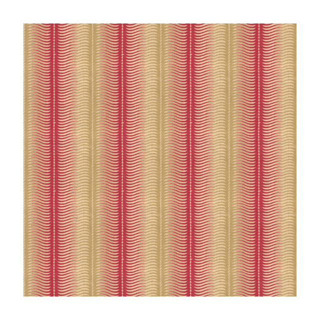 Groundworks Fabric Stripes Cerise ALLEGRA HICKS GARDEN COLLECTION LINEN - 88%;NYLON - 12% Belgium HEAVY Horizontal: 2.52 and Vertical: 5.24 50 - My Fabric Connection -