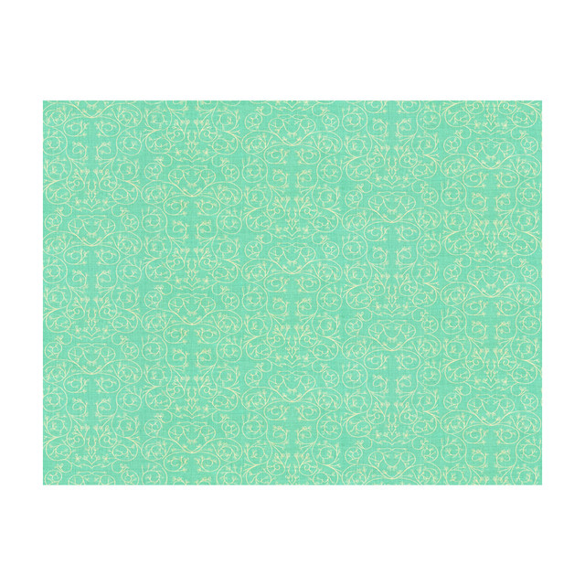 Groundworks Fabric Garden Reverse Aqua ALLEGRA HICKS GARDEN COLLECTION LINEN - 88%;NYLON - 12% Belgium HEAVY Horizontal: 9.85 and Vertical: 12.61 50 - My Fabric Connection -