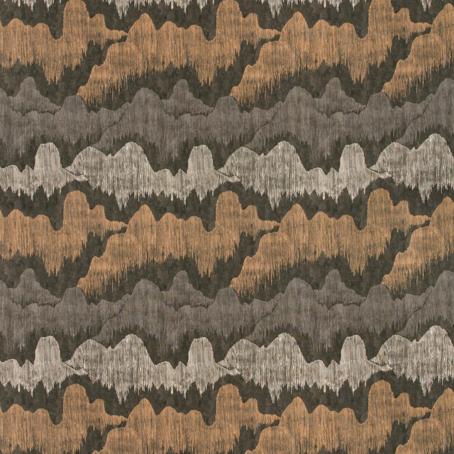 Groundworks Fabric Cascadia Noir KELLY WEARSTLER V COTTON - 52%;LINEN - 48% Italy MEDIUM Horizontal: 18 and Vertical: 23.6 54 - My Fabric Connection -