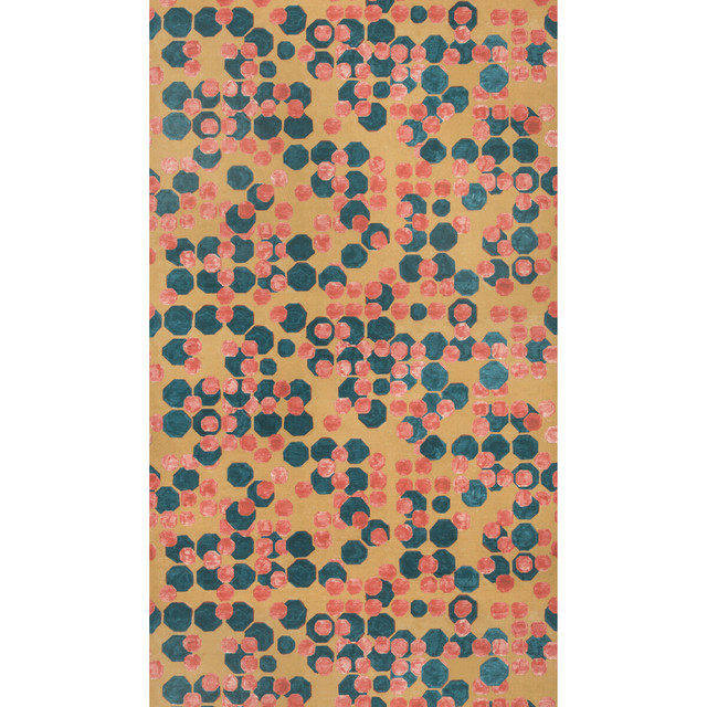 Groundworks Wallcovering Hex Paper Arizona KELLY WEARSTLER WALLPAPERS V LINEN - 80%;ACRYLIC - 20% Italy - Horizontal: 34.25 and Vertical: 24.68 34.25 - My Fabric Connection -