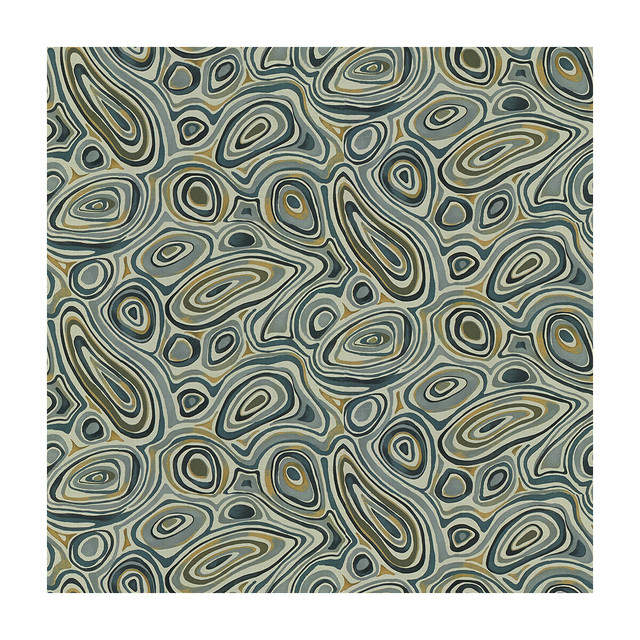 Kravet Couture Fabric Mucci Indigo LINHERR HOLLINGSWORTH BOHEME LINEN - 100% Austria MEDIUM Horizontal: 27 and Vertical: 55 53.5 - My Fabric Connection -