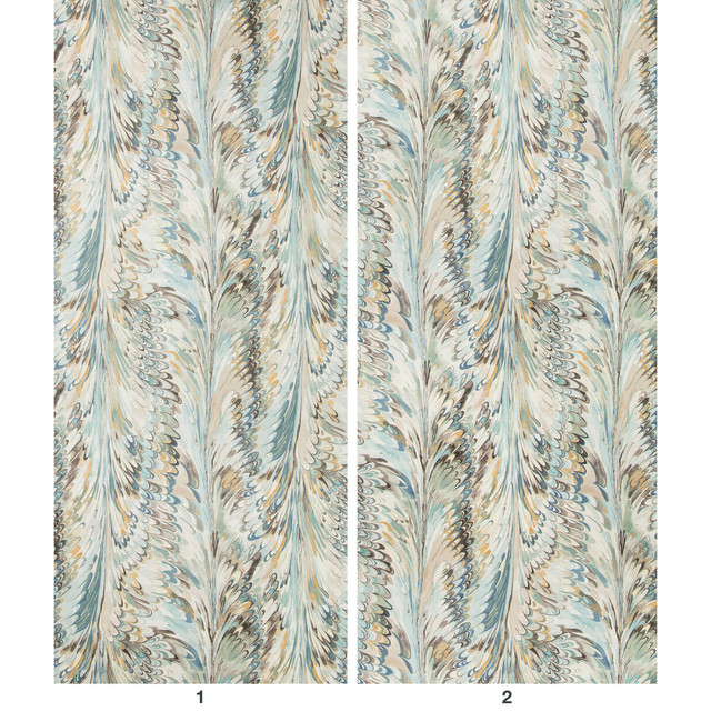Lee Jofa Wallcovering Taplow Paper Sea Mist MANOR HOUSE WALLPAPER PULP - 80%;POLYESTER - 20% Austria - Horizontal: 17.9 and Vertical: 31.5 53.7 - My Fabric Connection -
