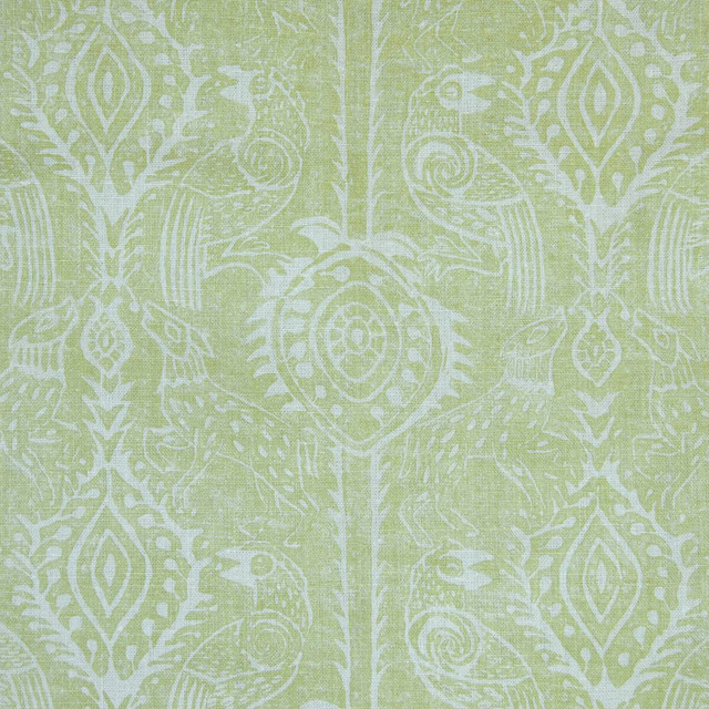 Lee Jofa Wallcovering Beasties Lime BLITHFIELD PAPER - 100% United Kingdom - Horizontal: 10.5 and Vertical: 10.75 52.75 - My Fabric Connection -