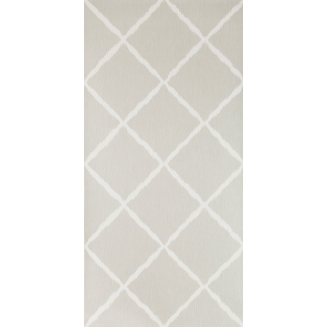 Kravet Design Wallcovering Ikatrellis Sterling SARAH RICHARDSON WALLPAPER CELLULOSE - 50%;OTHER - 30%;POLYESTER - 20% United Kingdom - Horizontal: - and Vertical: 20.9 20.5 - My Fabric Connection -