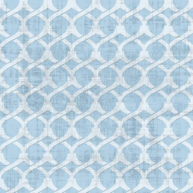 Winfield Thybony Wallcovering Chain Crisp Whitep WINFIELD THYBONY SHOWHOUSE GRASS - 100% United States - Horizontal: 4.5 and Vertical: 4.25 34 - My Fabric Connection -