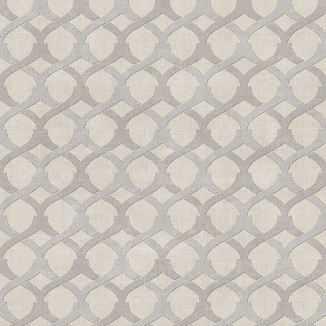 Winfield Thybony Wallcovering Chain Neutral WINFIELD THYBONY SHOWHOUSE GRASS - 100% United States - Horizontal: 4.5 and Vertical: 4.25 34 - My Fabric Connection -