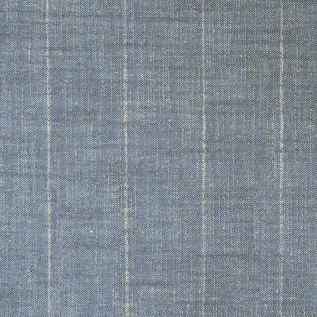 Maxwell Fabric Airstrip # 520 Apatite Stripes & Checks 65% POLYESTER/20% ACRYLIC 15% LINEN CHINA V3" 57" - My Fabric Connection -