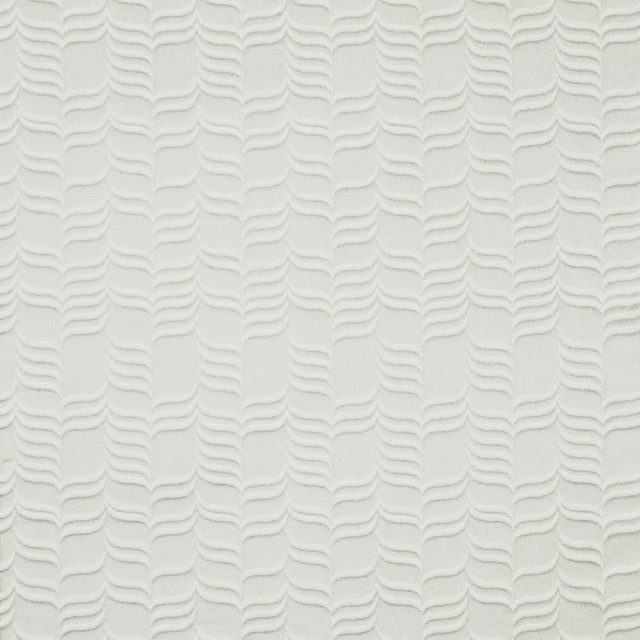 Maxwell Fabric Dali # 265 Blanco Sheer Style 100% POLYESTER TURKEY V-2.2"H-8.7" 118" EMB.WIDTH 108" - My Fabric Connection -