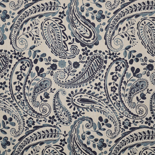 Maxwell Fabric Marzipan # 609 Navy COLOR THEORY-VOL.IV BLUE CRUSH 70% COTTON 25% POLYESTER
5% LINEN INDIA </p><p>Repeat: Horizontal: H-18 and Vertical: V-23.5 54" - My Fabric Connection -