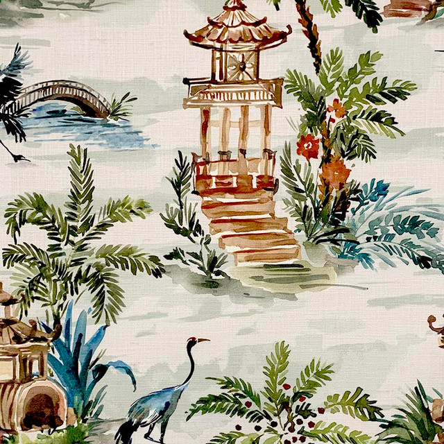 Magnolia Fabric Malay Multi - 100% Cotton India 10000 Horizontal: 27 and Vertical: 27 54" - My Fabric Connection -