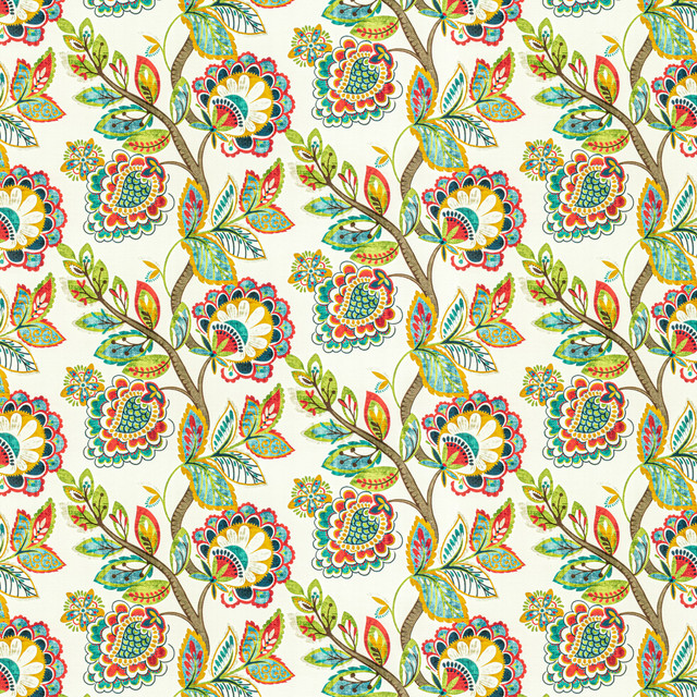 Stout Fabric Antelope 1 Jewel COMFORTABLE LIVING PETAL/PUNCH 100%COT INDIA WYZENBEEK 9 000 DOUBLE RUB WEAR TEST (MEDIUM DUTY) CATB 117-2013 Horizontal: 13.25 and Vertical: 13.25 54 in - My Fabric Connection -